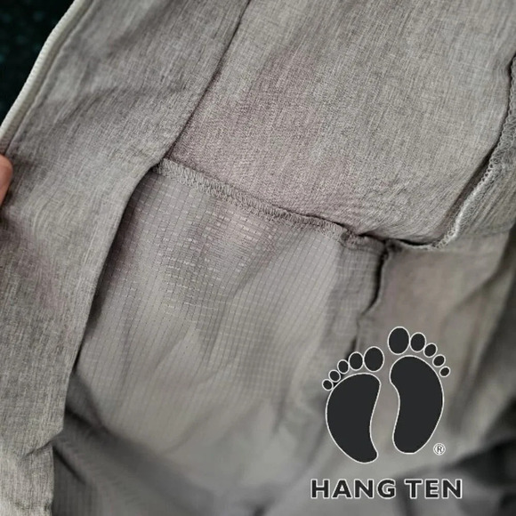 Hang Ten | Water Repellant Hybrid Jacket | Gray | NWT - Picture 3 of 6